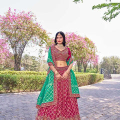 Banarasi Soft Silk RIN197 Naseehat-2695 Lehengas Wedding Collections Festive Collections Wholesale Designer Lehenga Silk Lehenga Banarasi Lehenga
