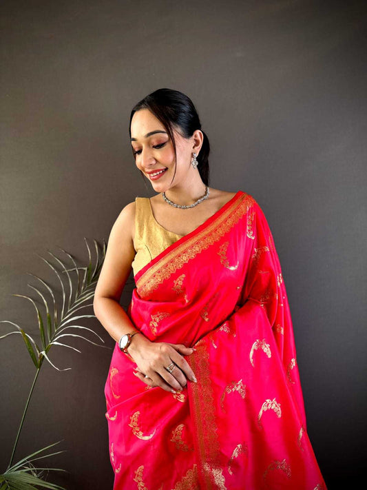 Banarasi Soft Silk RIN209 Noor Silk Sarees Wholesale Banarasi Silk Sarees Traditional Silk Sarees