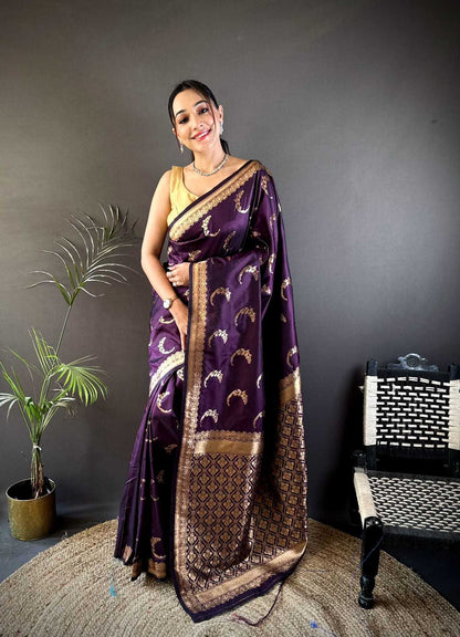 Banarasi Soft Silk RIN209 Noor Silk Sarees Wholesale Banarasi Silk Sarees Traditional Silk Sarees