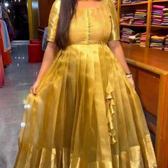 Banarasi Soft Silk RIN222 149 Gowns Wedding Collections Wholesale Party Wear Gowns Sangeet Outfits