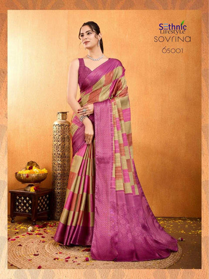 Brocade KESH416 Sethnic-Sovrina Silk Sarees Wedding Collections Festive Collections Wholesale Brocade Sarees Party Wear Silk Sarees Designer Silk Sarees