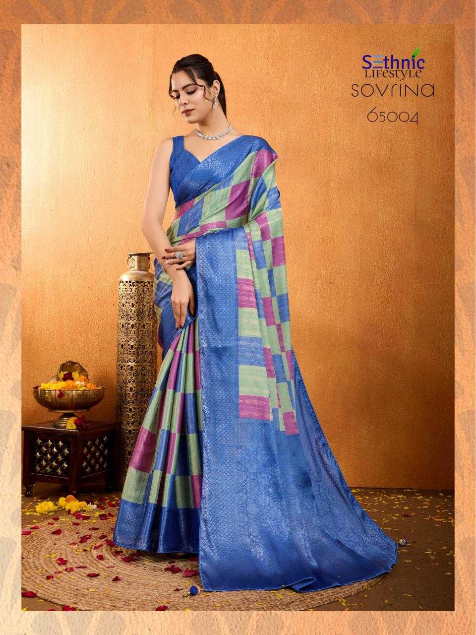 Brocade KESH416 Sethnic-Sovrina Silk Sarees Wedding Collections Festive Collections Wholesale Brocade Sarees Party Wear Silk Sarees Designer Silk Sarees