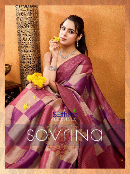 Brocade KESH416 Sethnic-Sovrina Silk Sarees Wedding Collections Festive Collections Wholesale Brocade Sarees Party Wear Silk Sarees Designer Silk Sarees
