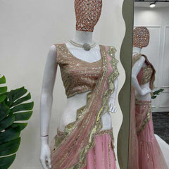 Butterfly Net RIN162 6490 Lehengas Wholesale Designer Lehenga Fancy Lehenga Embroidered Lehenga