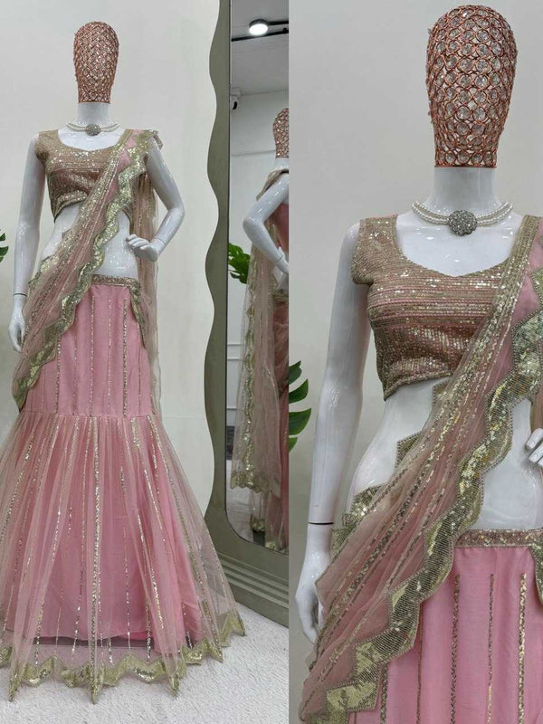 Butterfly Net RIN162 6490 Lehengas Wholesale Designer Lehenga Fancy Lehenga Embroidered Lehenga