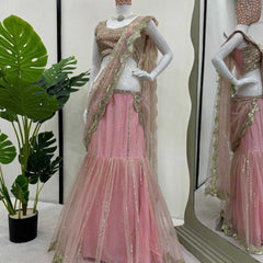 Butterfly Net RIN162 6490 Lehengas Wholesale Designer Lehenga Fancy Lehenga Embroidered Lehenga