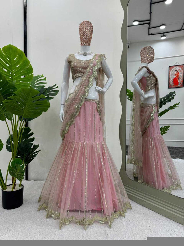 Butterfly Net RIN162 6490 Lehengas Wholesale Designer Lehenga Fancy Lehenga Embroidered Lehenga