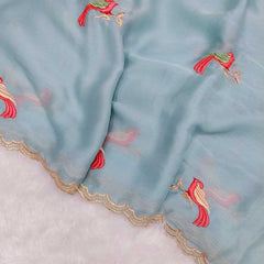 Chiffon RIN171 KOKILA- 380 Sarees Silk Sarees Wedding Collections Wholesale Chiffon Sarees Embroidered Sarees Mehendi Outfits