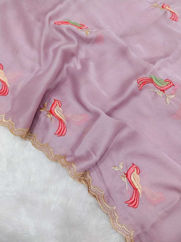 Chiffon RIN171 KOKILA- 380 Sarees Silk Sarees Wedding Collections Wholesale Chiffon Sarees Embroidered Sarees Mehendi Outfits