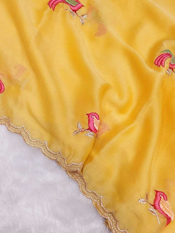 Chiffon RIN171 KOKILA- 380 Sarees Silk Sarees Wedding Collections Wholesale Chiffon Sarees Embroidered Sarees Mehendi Outfits