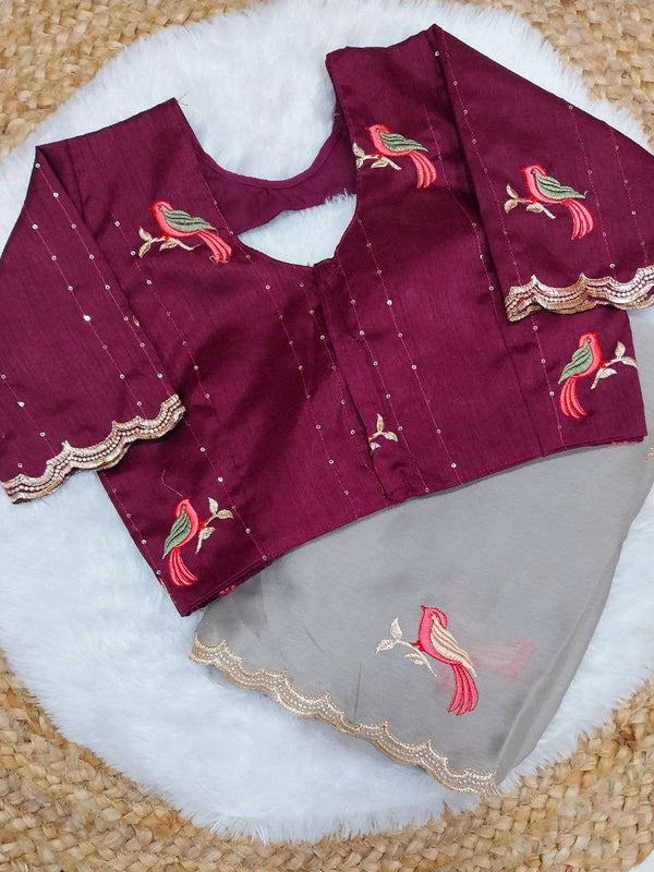 Chiffon RIN171 KOKILA- 380 Sarees Silk Sarees Wedding Collections Wholesale Chiffon Sarees Embroidered Sarees Mehendi Outfits