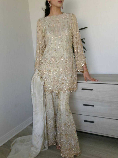 Chinon RIN141 1948 Suits & Dresses Wholesale Ladies Suits Embroidery Suits Palazzo Suit Bridal Wedding Dresses