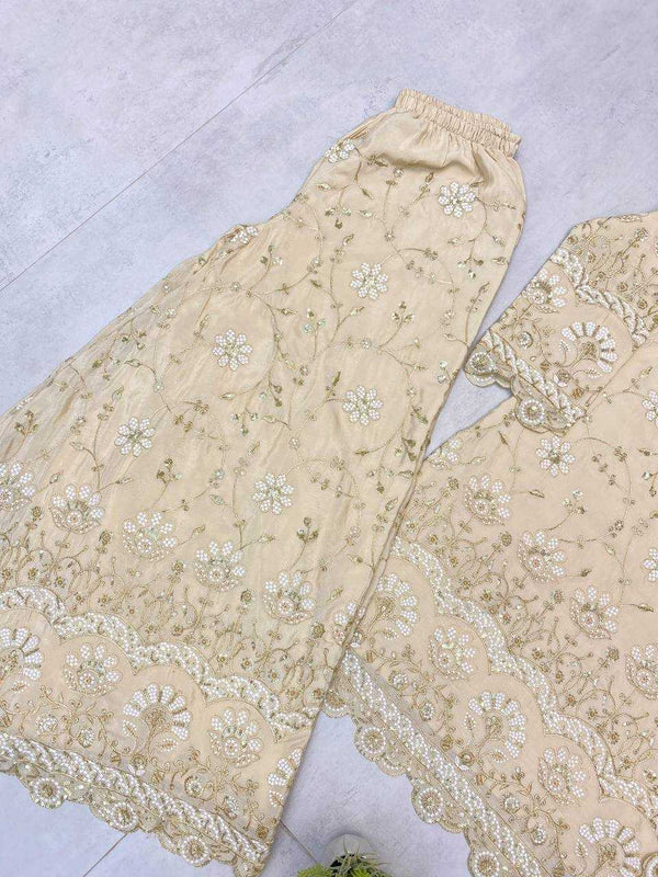 Chinon RIN141 1948 Suits & Dresses Wholesale Ladies Suits Embroidery Suits Palazzo Suit Bridal Wedding Dresses