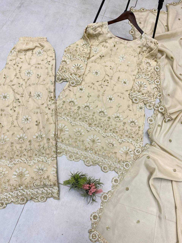 Chinon RIN141 1948 Suits & Dresses Wholesale Ladies Suits Embroidery Suits Palazzo Suit Bridal Wedding Dresses