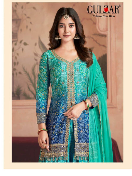 Chinon RIN184 2121 Suits & Dresses Wedding Collections Festive Collections Wholesale Sharara Salwar Suits Embroidery Suits Designer Suits