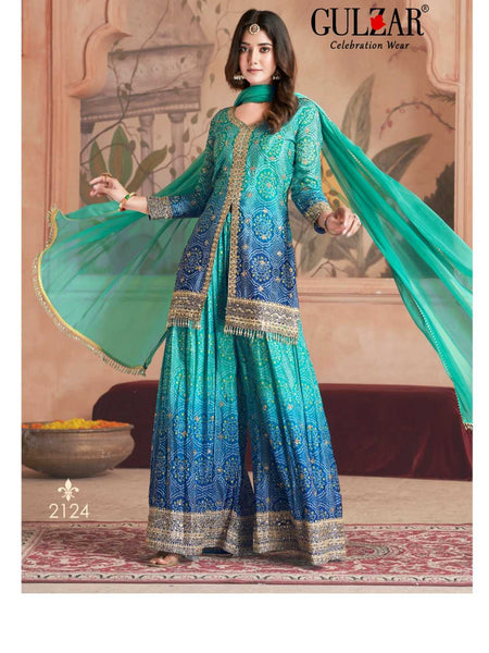 Chinon RIN184 2121 Suits & Dresses Wedding Collections Festive Collections Wholesale Sharara Salwar Suits Embroidery Suits Designer Suits