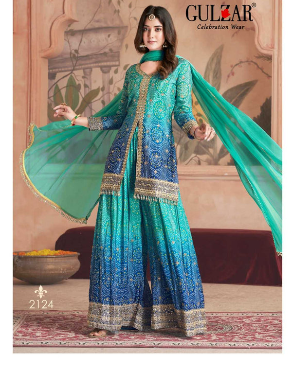 Chinon RIN184 2121 Suits & Dresses Wedding Collections Festive Collections Wholesale Sharara Salwar Suits Embroidery Suits Designer Suits