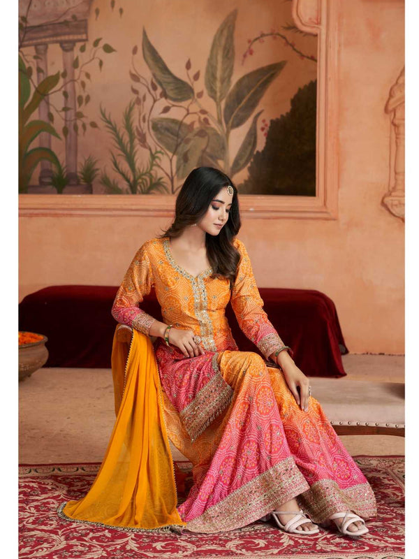 Chinon RIN184 2121 Suits & Dresses Wedding Collections Festive Collections Wholesale Sharara Salwar Suits Embroidery Suits Designer Suits