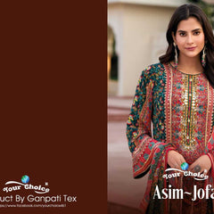 Chinon RIN184 Asim~Jofa Suits & Dresses Wedding Collections Festive Collections Wholesale Wedding Suits Punjabi Suit Designer Suits