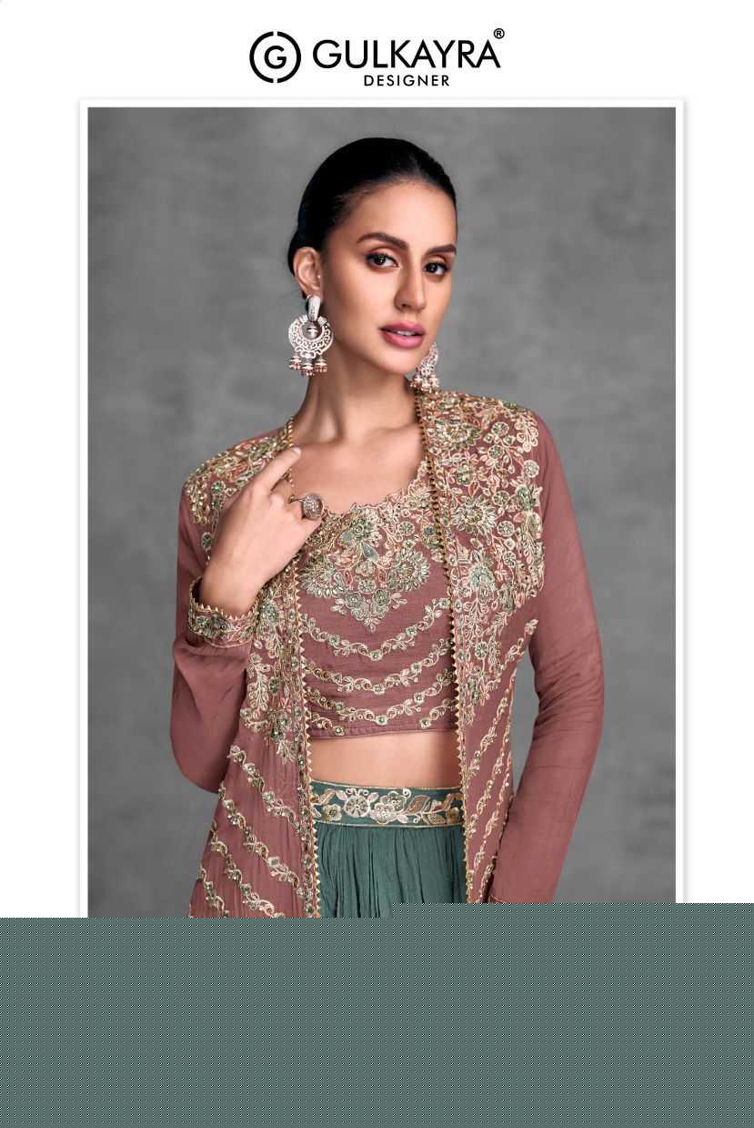 Chinon RIN184 Gulkayra Designer-KHUSI Lehengas Wedding Collections Festive Collections Wholesale Designer Lehenga Fancy Lehenga Embroidered Lehenga