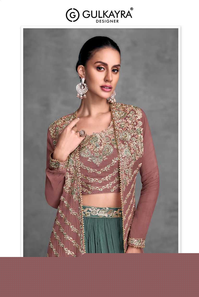 Chinon RIN184 Gulkayra Designer-KHUSI Lehengas Wedding Collections Festive Collections Wholesale Designer Lehenga Fancy Lehenga Embroidered Lehenga