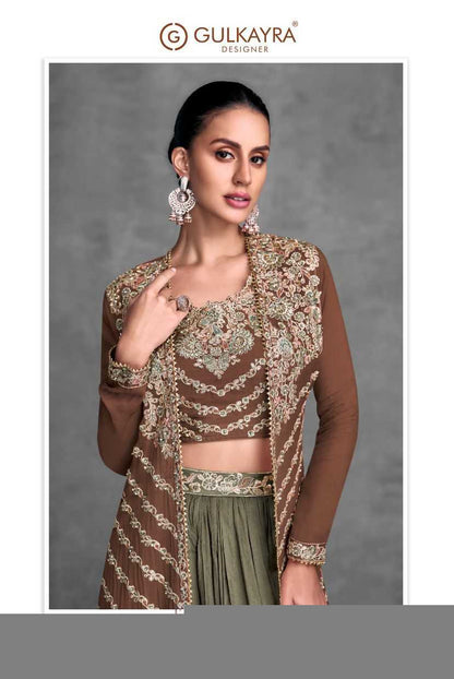 Chinon RIN184 Gulkayra Designer-KHUSI Lehengas Wedding Collections Festive Collections Wholesale Designer Lehenga Fancy Lehenga Embroidered Lehenga