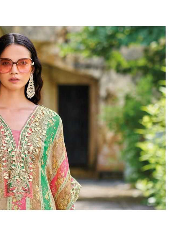 Chinon RIN184 Kaftan Suits & Dresses Wedding Collections Festive Collections Wholesale Embroidery Suits Designer Suits Kaftan Dresses