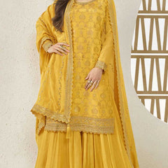 Chinon RIN184 KARVA Suits & Dresses Wedding Collections Festive Collections Wholesale Sharara Salwar Suits Punjabi Suit Designer Suits