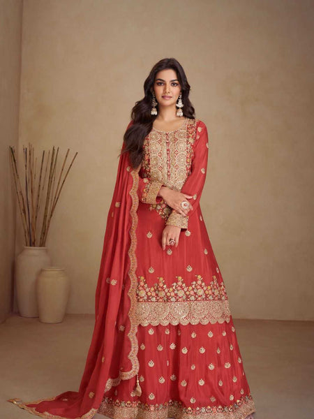 Chinon RIN184 Vaani Vol.3 Suits & Dresses Wedding Collections Festive Collections Wholesale Embroidery Suits Wedding Suits Designer Suits
