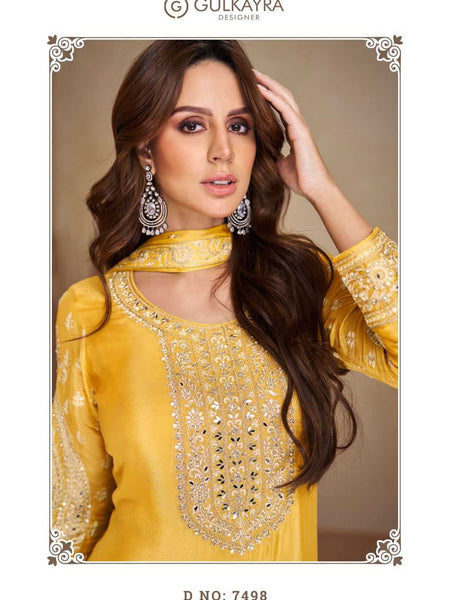 Chinon RIN184 Vaani Vol.3 Suits & Dresses Wedding Collections Festive Collections Wholesale Embroidery Suits Wedding Suits Designer Suits