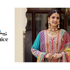 Chinon RIN184 VENIC Suits & Dresses Wedding Collections Festive Collections Wholesale Sharara Salwar Suits Designer Suits Eid Collections