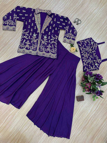 Chinon RIN215 1105 Suits & Dresses Wholesale Ladies Suits Indo Western Dresses Embroidery Suits Handwork Suits