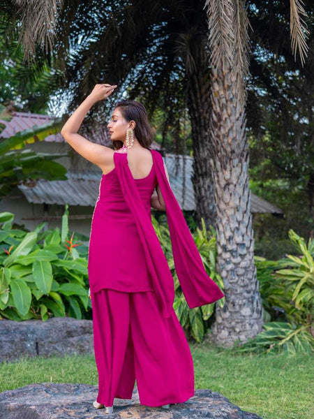 Chinon Silk RIN131 008 Suits & Dresses Wholesale Ladies Suits Zari Work Suit Embroidered Suits Party Wear Dresses