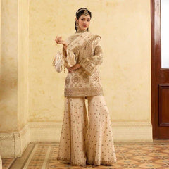 Chinon Silk RIN162 -5837 Suits & Dresses Wedding Collections Festive Collections Wholesale Sharara Salwar Suits Mehendi Outfits Holi Collections Eid Collections