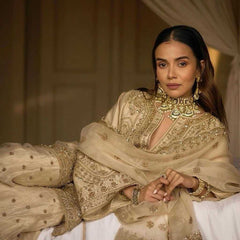 Chinon Silk RIN162 -5837 Suits & Dresses Wedding Collections Festive Collections Wholesale Sharara Salwar Suits Mehendi Outfits Holi Collections Eid Collections