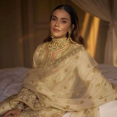 Chinon Silk RIN162 -5837 Suits & Dresses Wedding Collections Festive Collections Wholesale Sharara Salwar Suits Mehendi Outfits Holi Collections Eid Collections