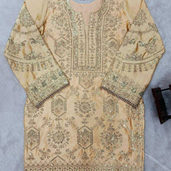 Chinon Silk RIN162 -5837 Suits & Dresses Wedding Collections Festive Collections Wholesale Sharara Salwar Suits Mehendi Outfits Holi Collections Eid Collections