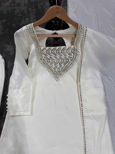 Chinon Silk RIN162 5870 Suits & Dresses Wholesale Ladies Suits Kashmiri Suits Palazzo Suit