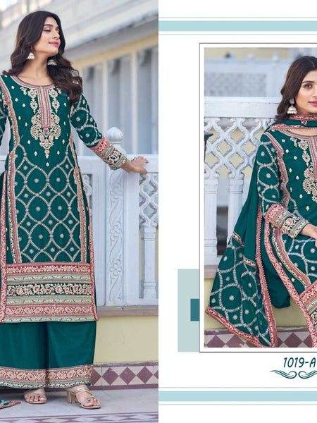 Chinon Silk RIN184 Guzaarish Suits & Dresses Wedding Collections Festive Collections Wholesale Ladies Silk Suit Wedding Suits Designer Suits