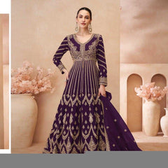 Chinon Silk RIN184 SAYURI DESIGNER-NAARI Lehengas Wedding Collections Festive Collections Wholesale Designer Lehenga Silk Lehenga Embroidered Lehenga