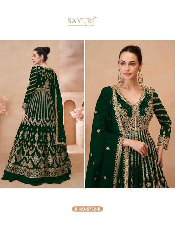 Chinon Silk RIN184 SAYURI DESIGNER-NAARI Lehengas Wedding Collections Festive Collections Wholesale Designer Lehenga Silk Lehenga Embroidered Lehenga