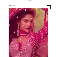 Chinon Silk RIN184 SHIVANI Suits & Dresses Wedding Collections Festive Collections Wholesale Embroidery Suits Palazzo Suit Georgette Suit