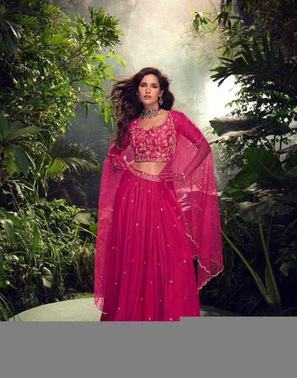 Chinon Silk RIN197 APURVA-5735 Lehengas Wedding Collections Festive Collections Wholesale Designer Lehenga Silk Lehenga Embroidered Lehenga