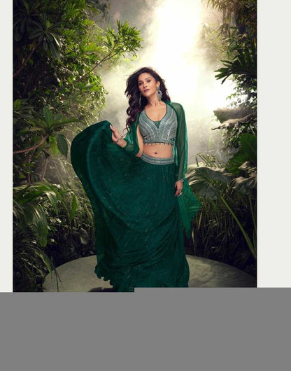 Chinon Silk RIN197 APURVA-5735 Lehengas Wedding Collections Festive Collections Wholesale Designer Lehenga Silk Lehenga Embroidered Lehenga