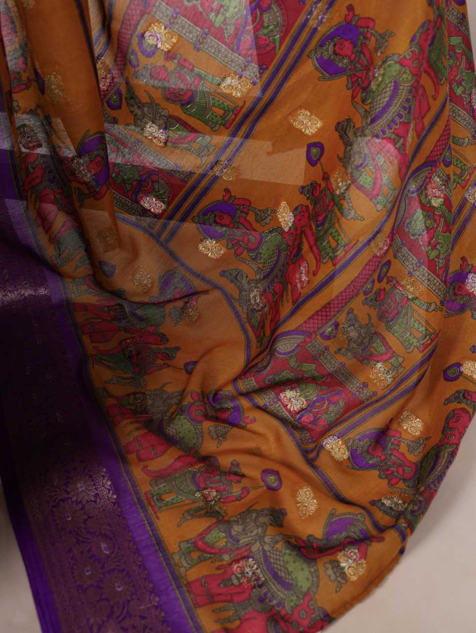 Cotton KESH134 7031 Sarees Wholesale Jacquard Saree Printed Cotton Saree Cotton Sarees