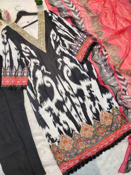 Cotton KESH495 Full Sleeve Suits & Dresses Wholesale Ladies Suits Printed Suits Handwork