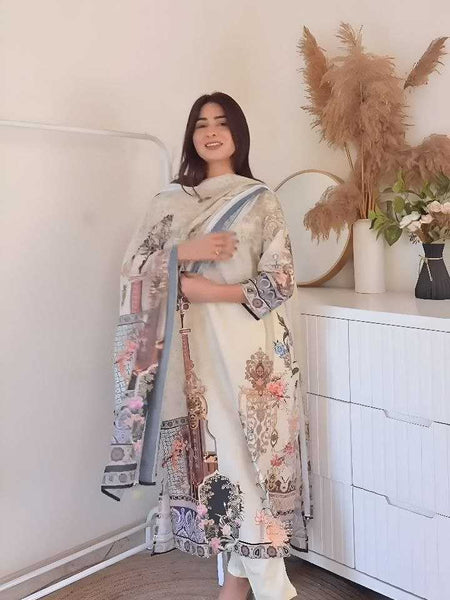 Cotton KESH495 Heavy Muslin Suits & Dresses Wholesale Ladies Suits Palazzo Suit Handwork Suits