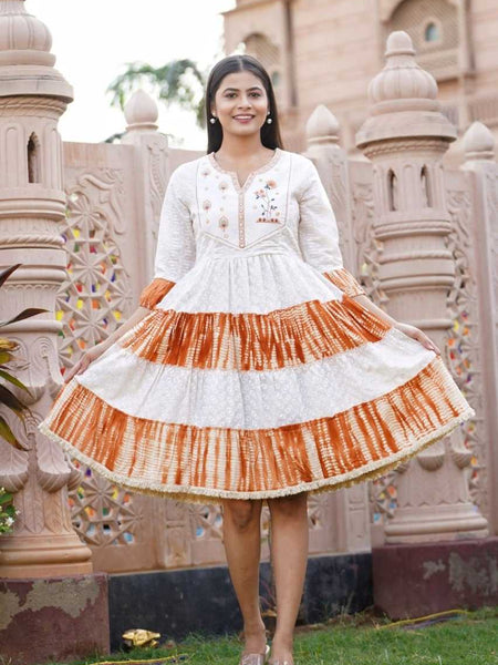 Cotton RIN207 3084 Western Wears Wholesale Tops One Piece Dress