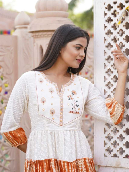 Cotton RIN207 3084 Western Wears Wholesale Tops One Piece Dress