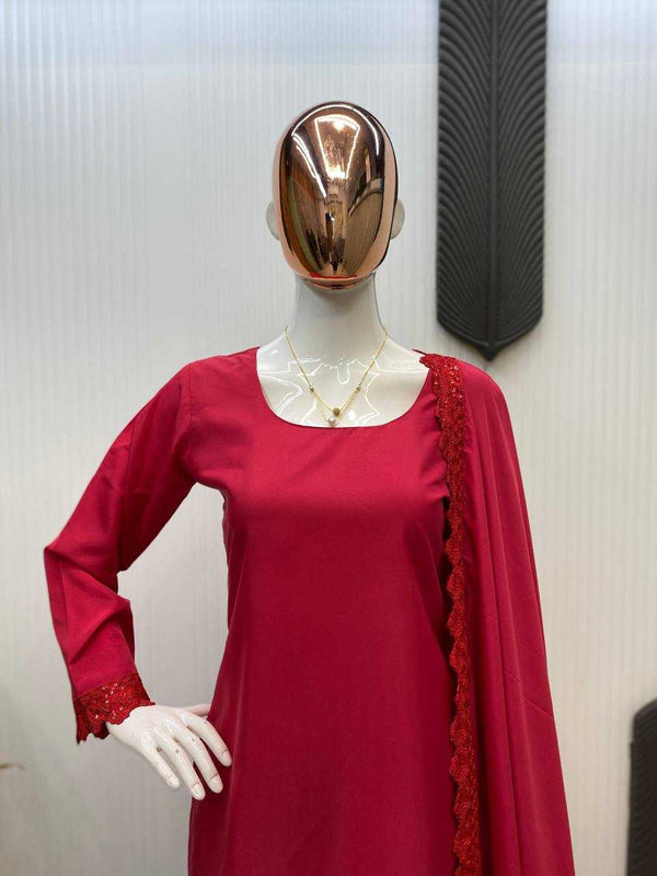 Crepe RIN141 1947 Suits & Dresses Wholesale Ladies Suits Embroidery Suits Party wear suits Punjabi Suit